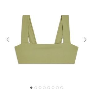 WEAWOREWHAT BANDEAU BRA TOP IN SAGE